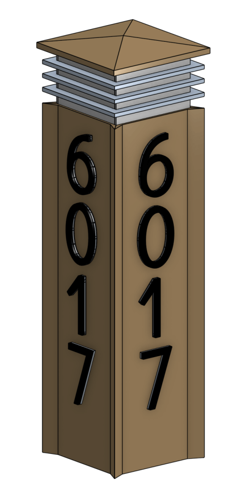 CAD rendering of final design